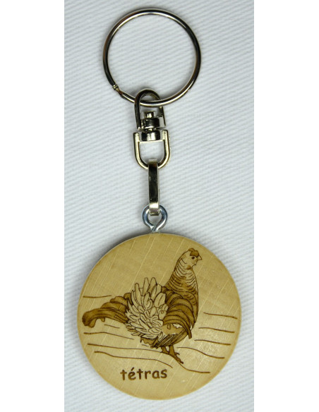 porte clé tétras lyre