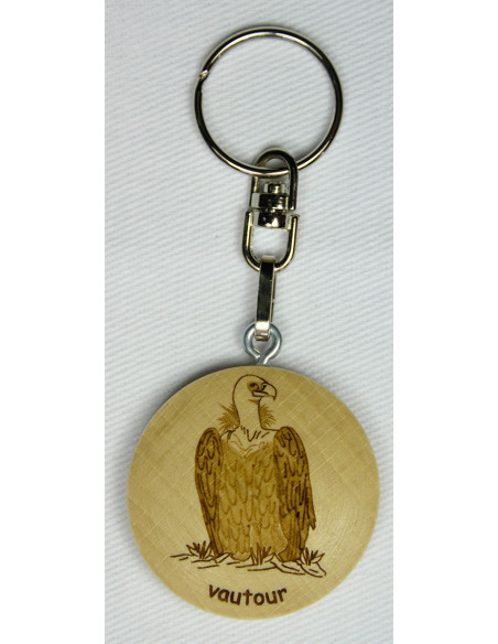 porte clé vautour fauve