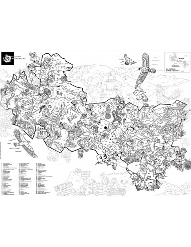 Poster géant à colorier