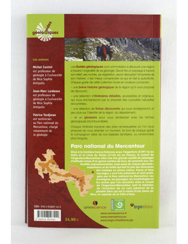 les guides géologiques: parc national du Mercantour