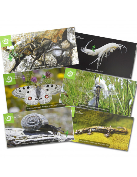 Collection de cartes postales : Animaux patrimoniaux et Naturo